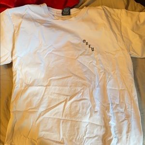 White Obey Short Sleeve Shirt